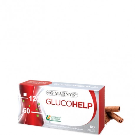 GLUCOHELP - Extracto Cinnamomum cassia +Cromo+ Beta-caroteno Vitaminas