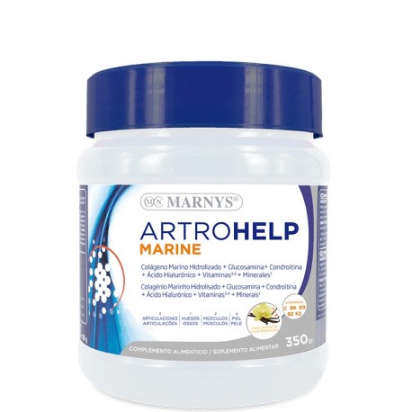 ARTHROHELP COLLMARINE - Colágeno + Glucosamina + Condroitina+ Mg + Calcio  + Ácido Hialurónico + Vitamina C,B2,B6,K2+D3