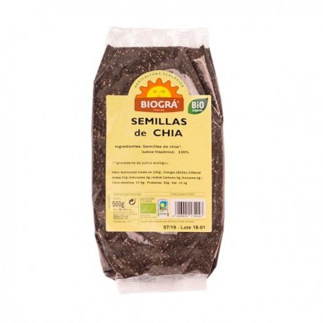 SEMILLAS DE CHÍA 500 GR