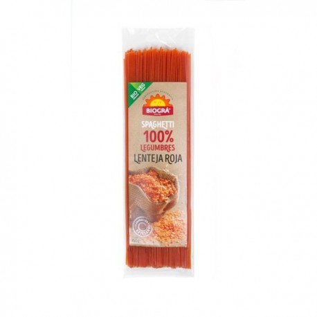 ESPAGUETIS DE LENTEJAS ROJAS