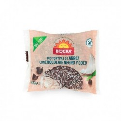 TORTAS ARROZ CHOCOLATE NEGRO Y COCO MONODOSIS