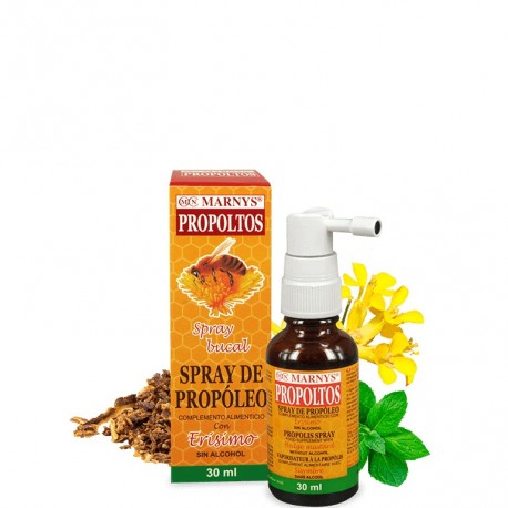 PROPOLTOS ( Propoleo+ Erisimo) - Botella con spray bucal - 30 ML