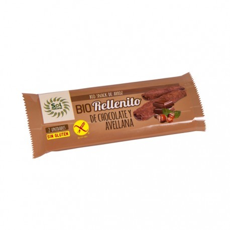 RELLENITO DE CHOCO Y AVELLANAS BIO S/G - 24 x 25g