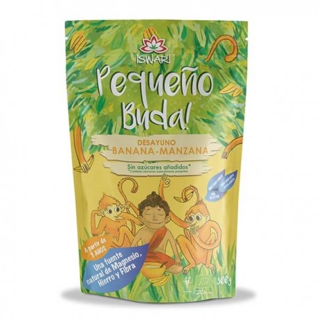PEQUEÑO BUDA BANANA-MANZANA BIO - 300 g