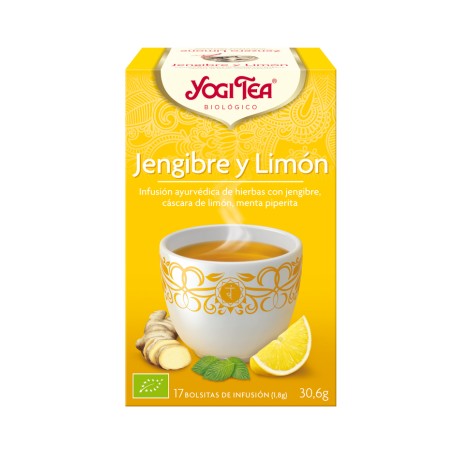 JENGIBRE LIMÓN YOGI TEA BIO
