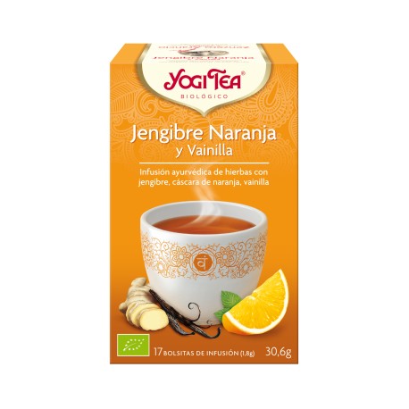 JENGIBRE NARANJA YOGI TEA BIO