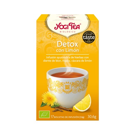 DETOX CON LIMÓN YOGI TEA BIO