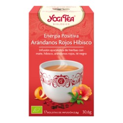 ENERGÍA POSITIVA ARANDANO HIBISCO YOGI TEA BIO