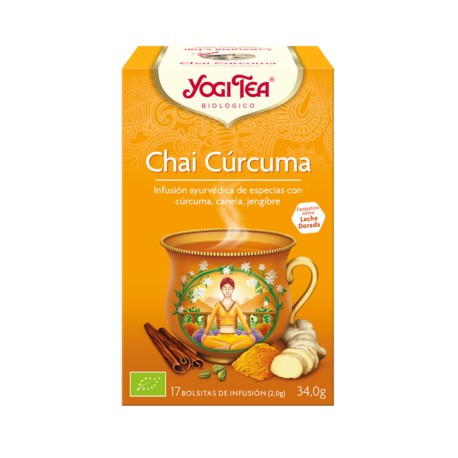 CHAI CÚRCUMA YOGI TEA BIO
