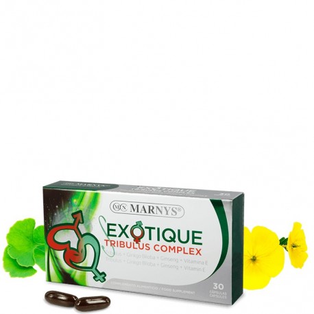 S-EXOTIQUE TRIBULUS COMPLEX  Tribulus + Gingko biloba + Ginseng + Vitamina E