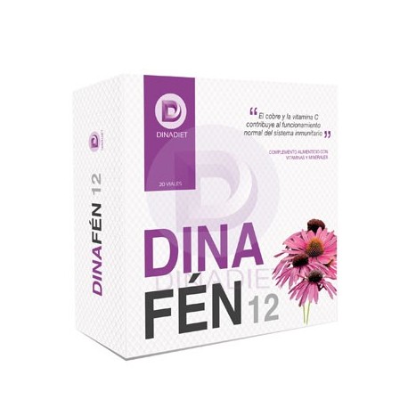 DINAFÉN 12, 20 viales.